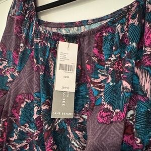 Lane Bryant Multicolor Floral Top